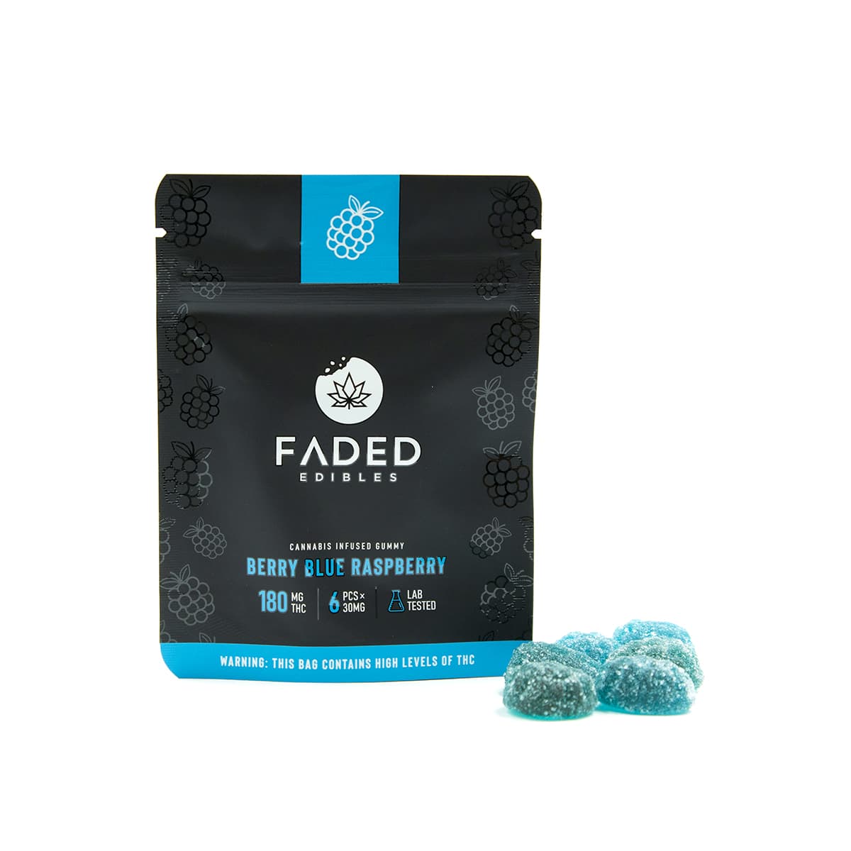 Faded Edibles — Berry Blue Raspberry