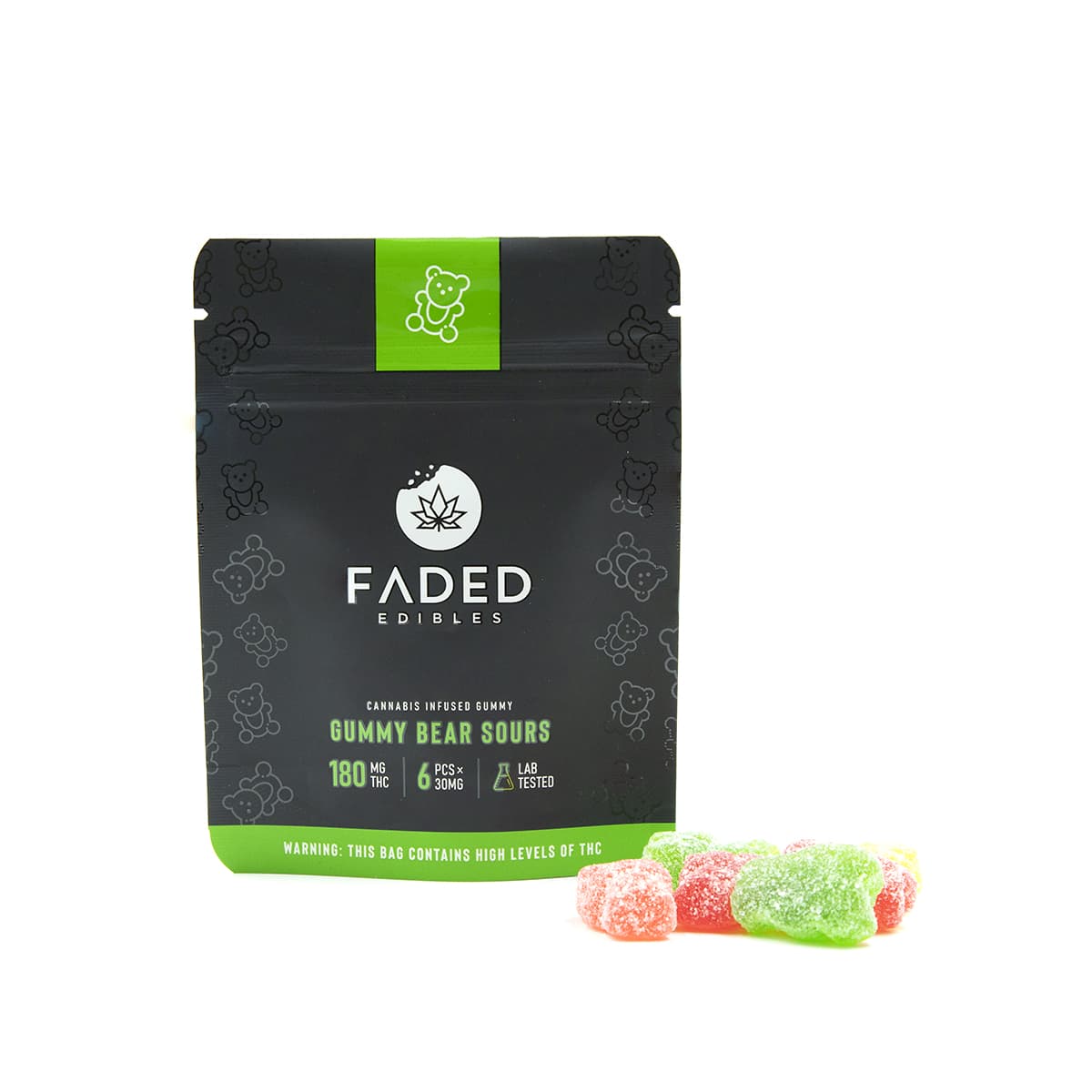 Faded Edibles — Gummy Bear Sours