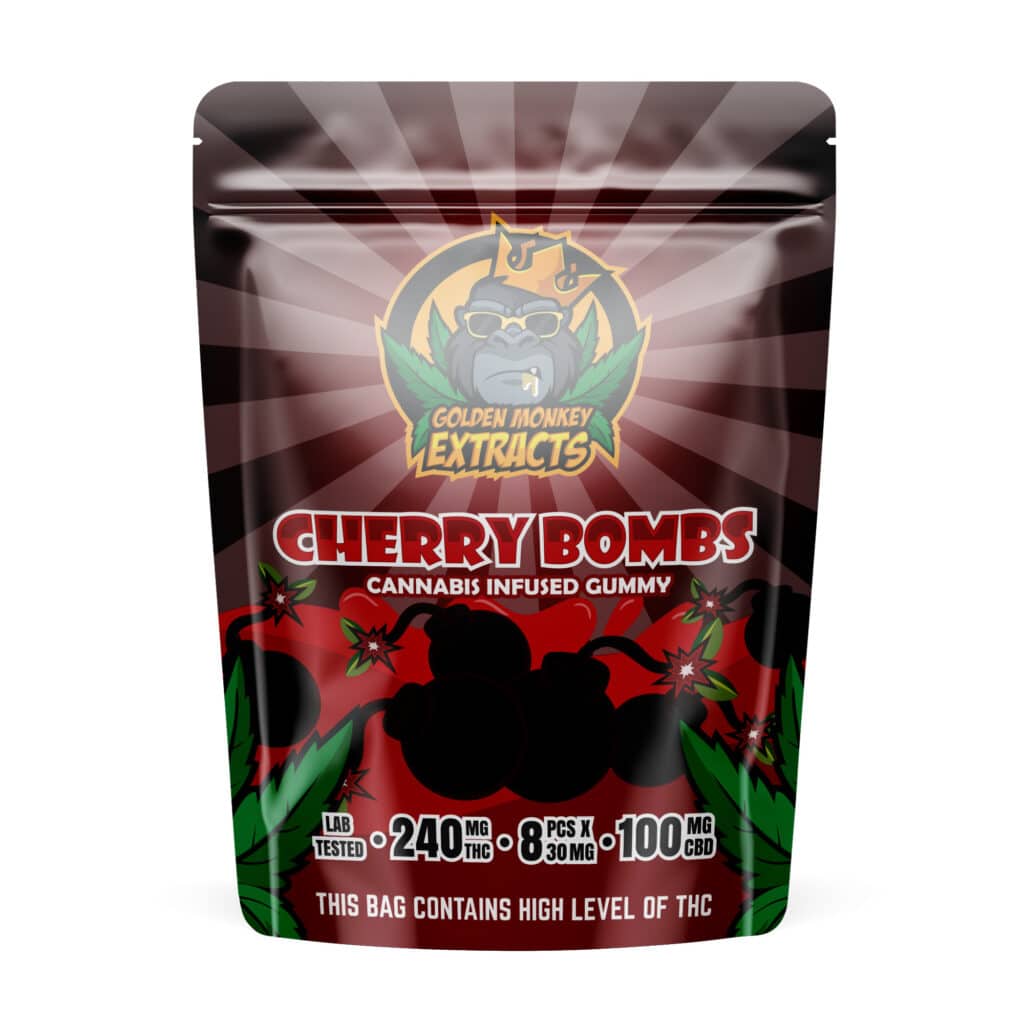 Golden Monkey Extracts THC:CBD — Cherry Bomb