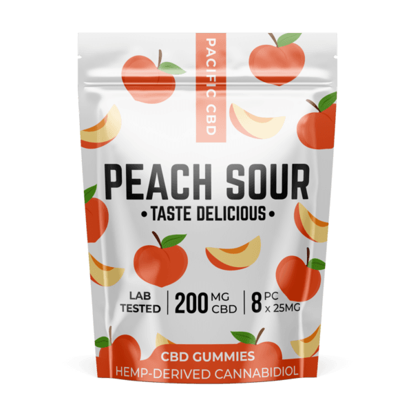 Pacific CBD (200mg CBD) — Peach Sour