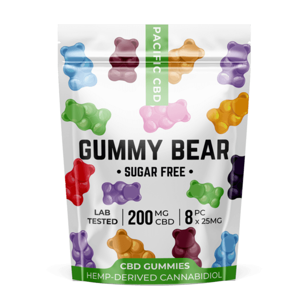 Pacific CBD (200mg CBD) — Sugar Free Gummy Bears