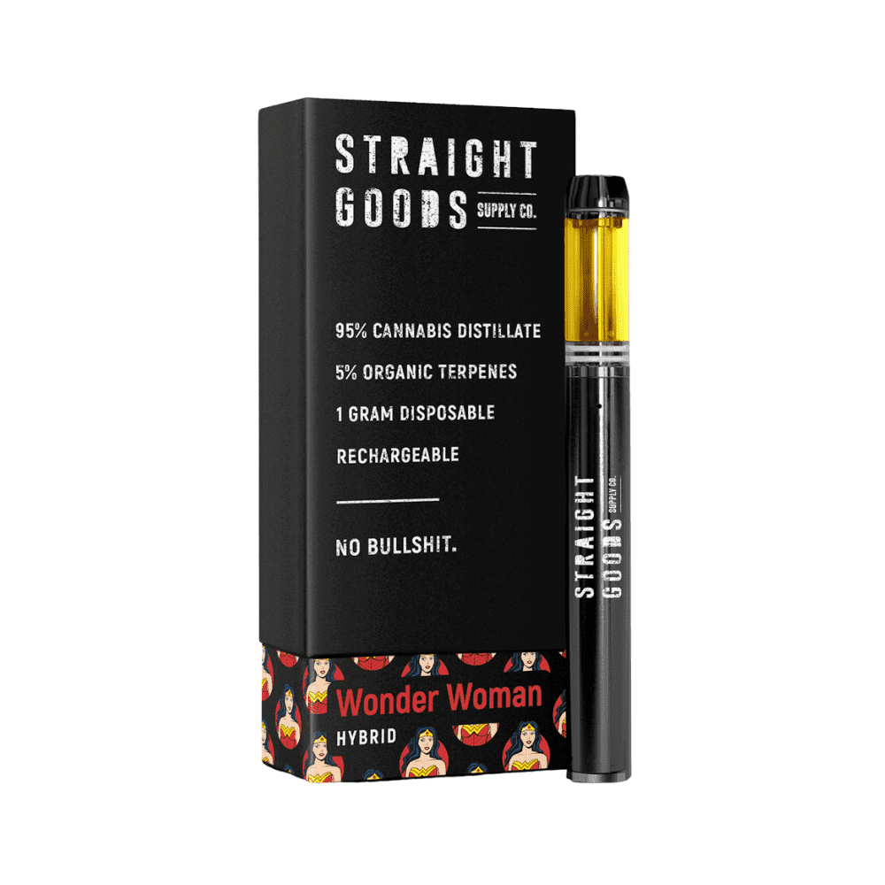 Straight Goods Supply Co Disposable Pen (1G) — Wonder Woman