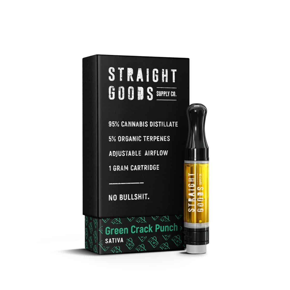 Straight Goods THC Cartridge (1G) — Green Crack Punch