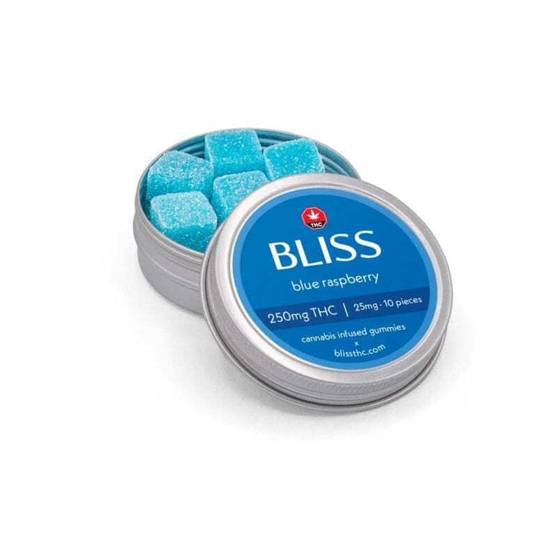Bliss Edibles (250mg THC) — Blue Raspberry