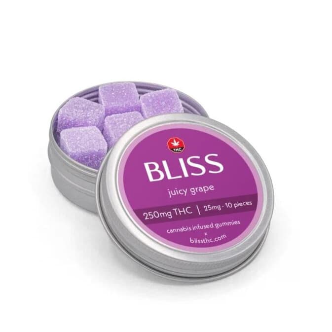 Bliss Edibles (250mg THC) — Juicy Grape