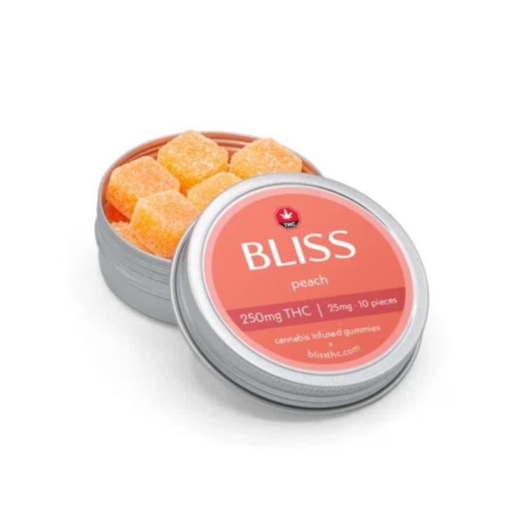 Bliss Edibles (250mg THC) — Peach