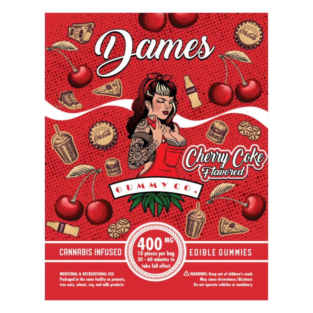 Dames Gummy Co. (400mg THC) — Cherry Cola