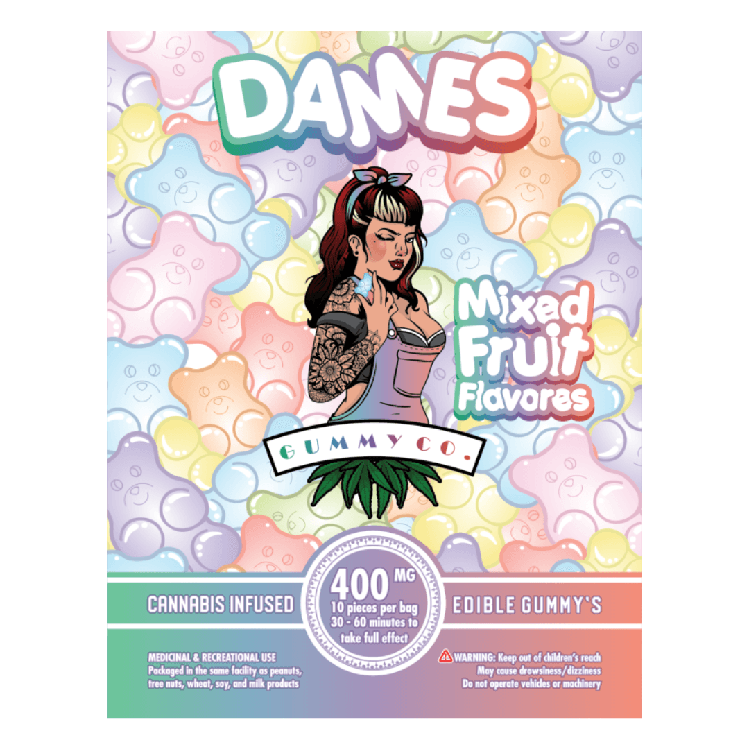 Dames Gummy Co. (400mg THC) — Mixed Fruit