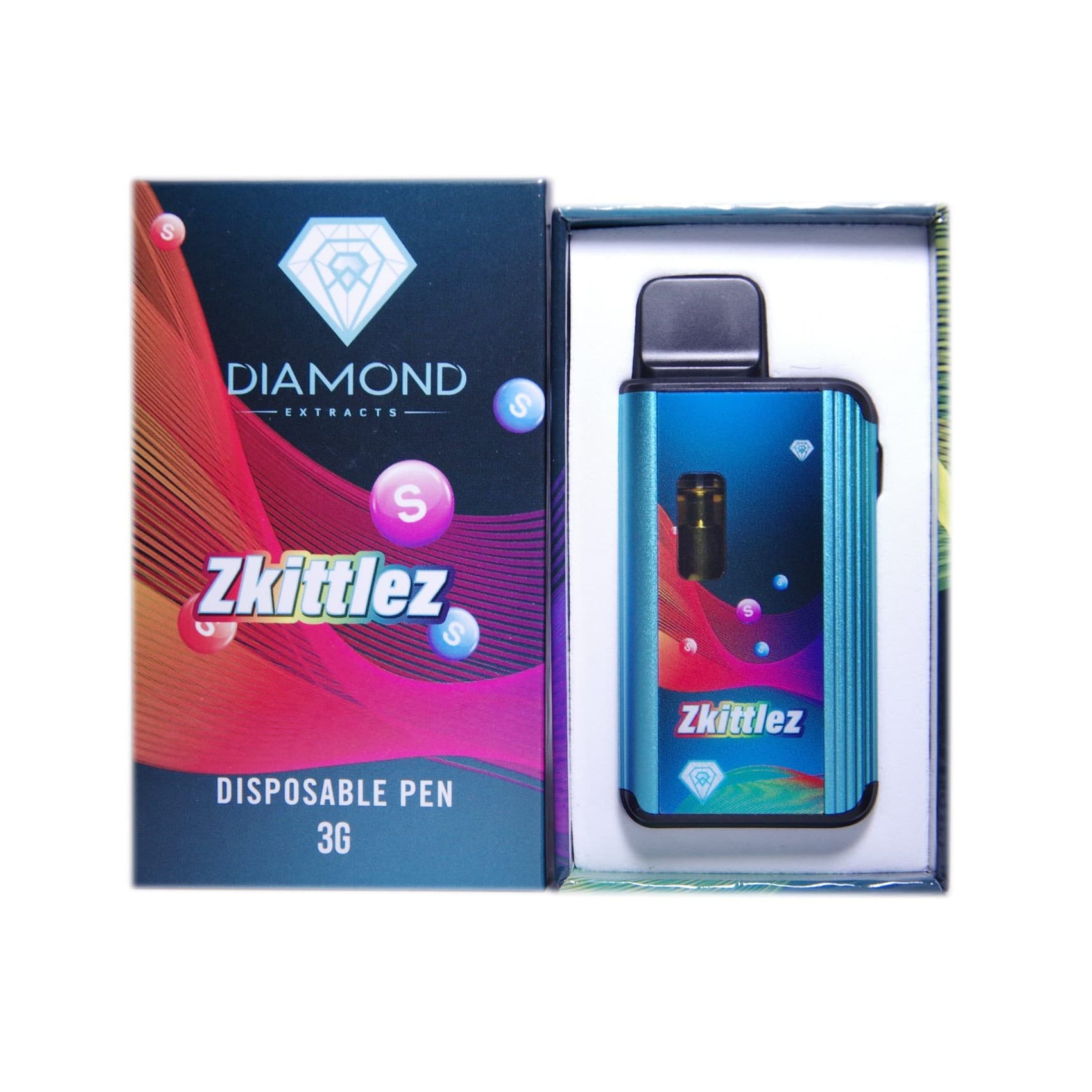 Diamond Concentrates Disposable Vape (3g) — Zkittlez