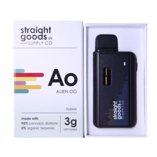 Straight Goods Supply Co. Disposable Pen (3G) — Alien OG