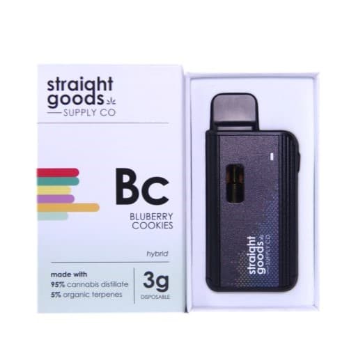 Straight Goods Supply Co. Disposable Pen (3G) — Blueberry Cookies