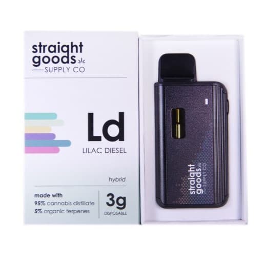 Straight Goods Supply Co. Disposable Pen (3G) — Lilac Diesel