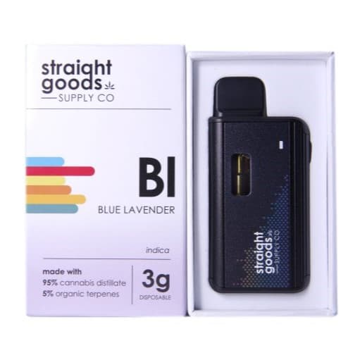 Straight Goods Supply Co. Disposable Pen (3G) — Blue Lavender