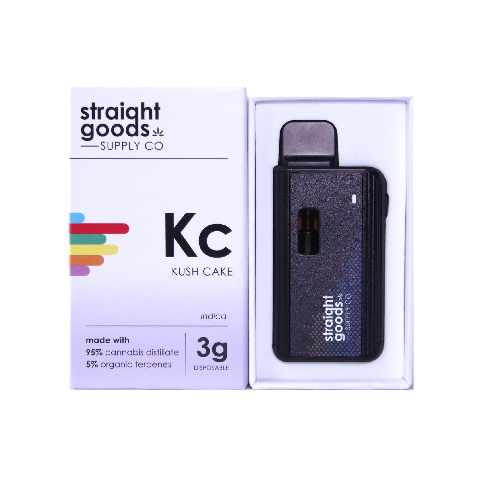 Straight Goods Supply Co. Disposable Pen (3G) — Kush Cake