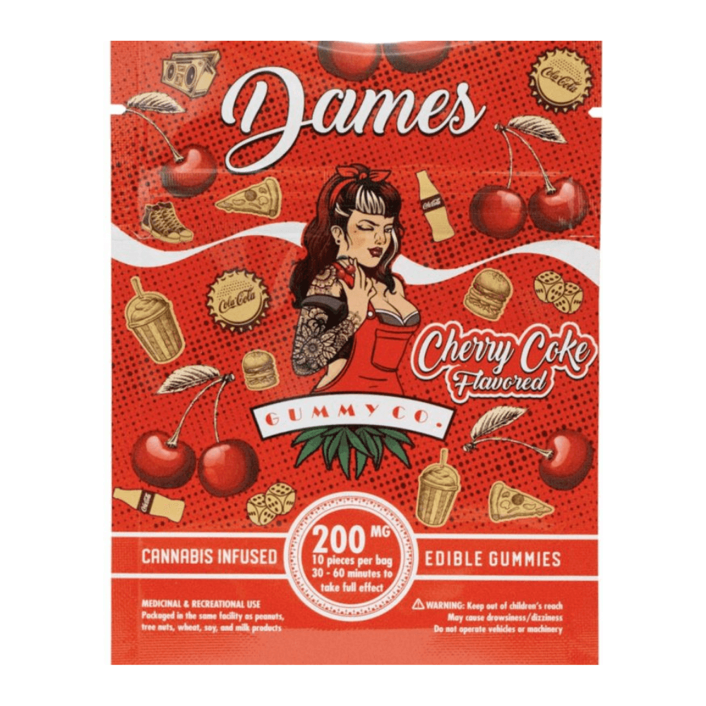 Dames Gummy Co. (200mg THC) — Cherry