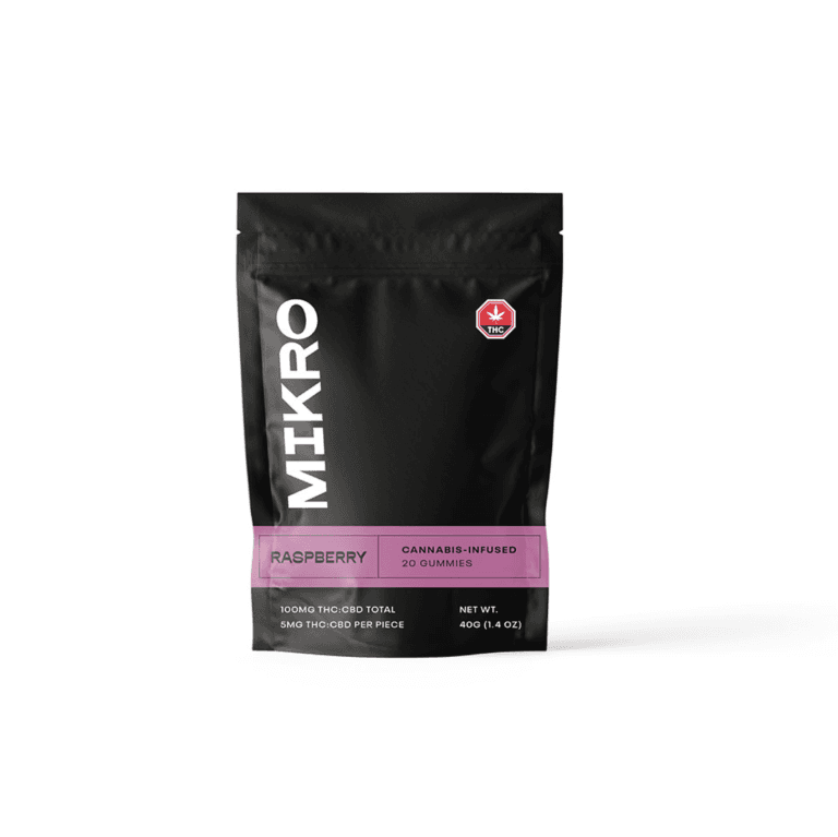 Mikro 1-1 Gummies (100mg) — Raspberry