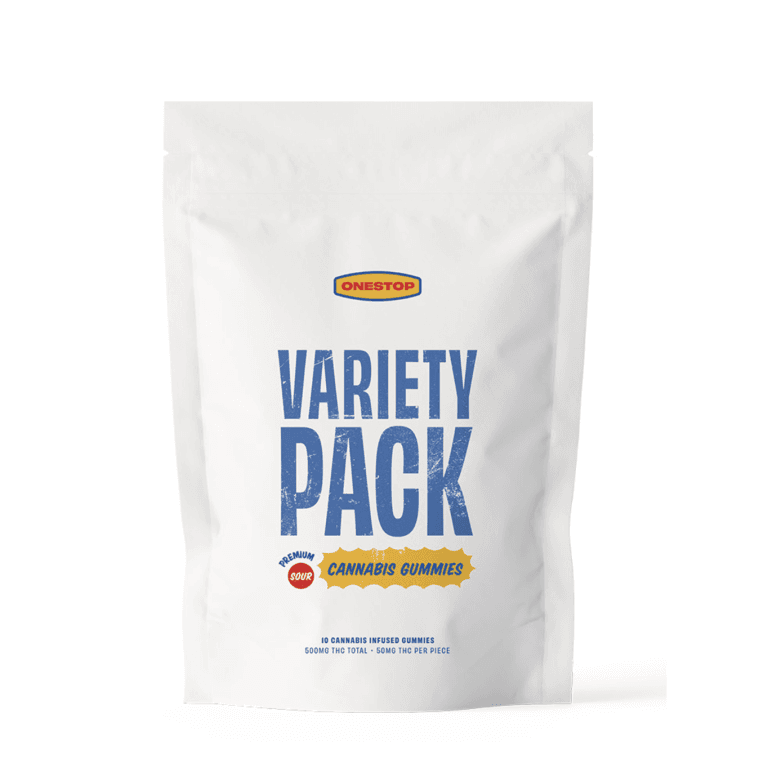 OneStop THC Gummies (500mg) — Sour Variety Pack