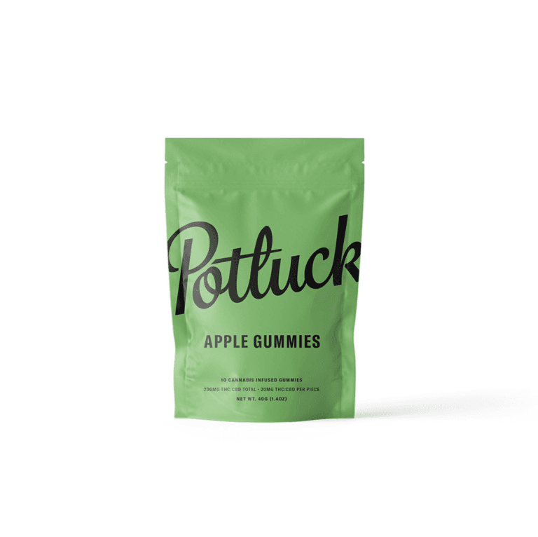 Potluck 1-1 Gummies (200mg) — Apple