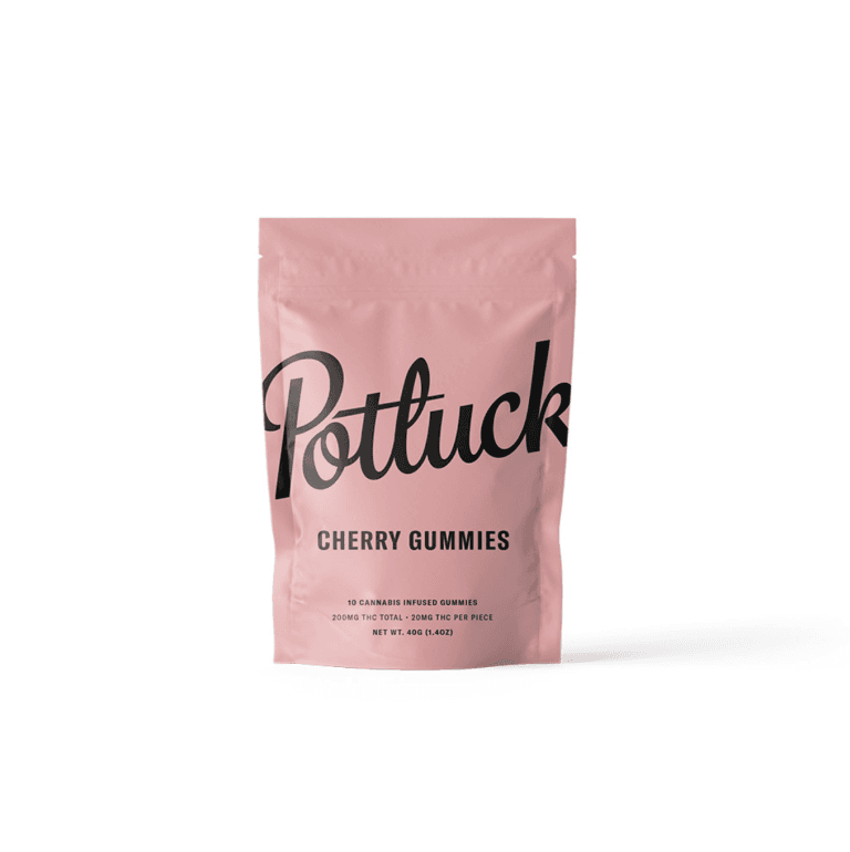Potluck THC Gummies (200mg) — Cherry