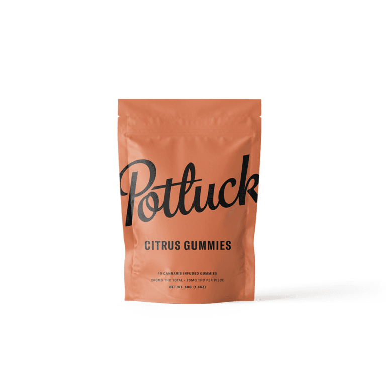 Potluck THC Gummies (200mg) — Citrus