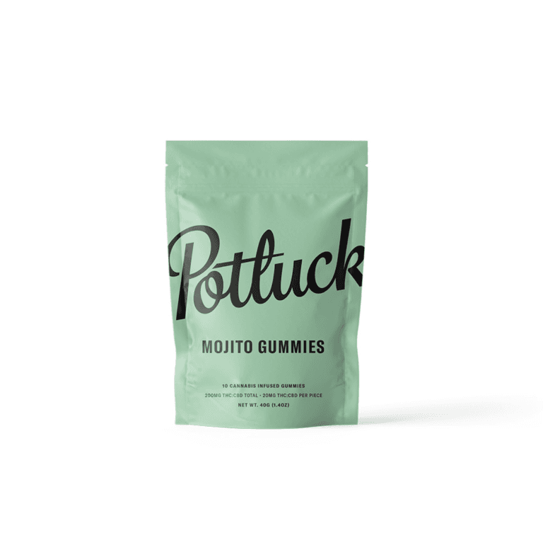 Potluck 1-1 Gummies (200mg) — Mojito