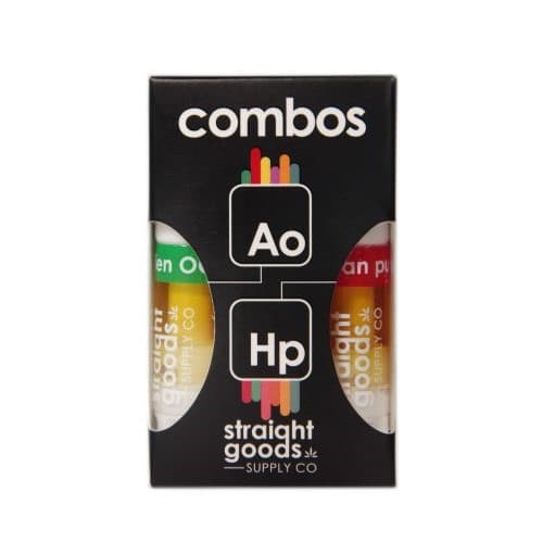 Straight Goods 2 In 1 Combos (2 x 1 Gram Carts) — Alien OG + Hawaiian Punch