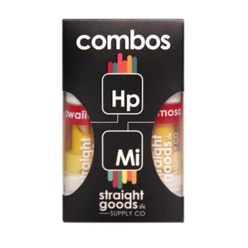 Straight Goods 2 In 1 Combos (2 x 1 Gram Carts) — Hawaiian Punch + Mimosa
