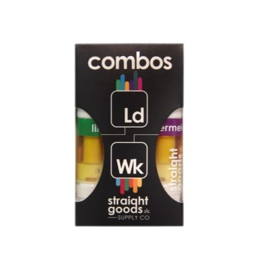 Straight Goods 2 In 1 Combos (2 x 1 Gram Carts) — Lilac Diesel + Watermelon Kush