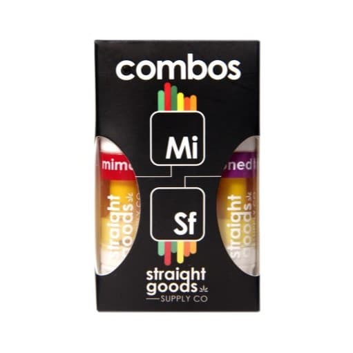 Straight Goods 2 In 1 Combos (2 x 1 Gram Carts) — Mimosa + Stoned Fruit