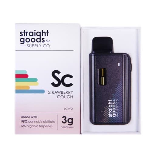 Straight Goods Supply Co. Disposable Pen (3G) — Strawberry Cough