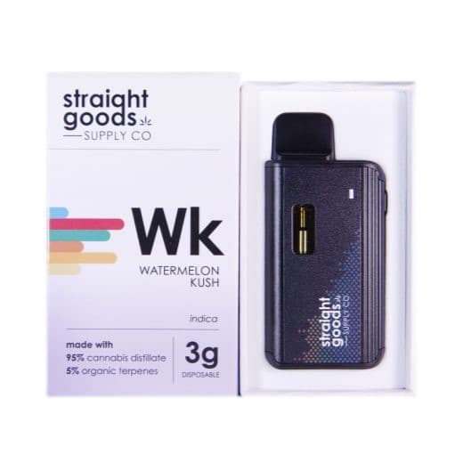 Straight Goods Supply Co. Disposable Pen (3G) — Watermelon Kush