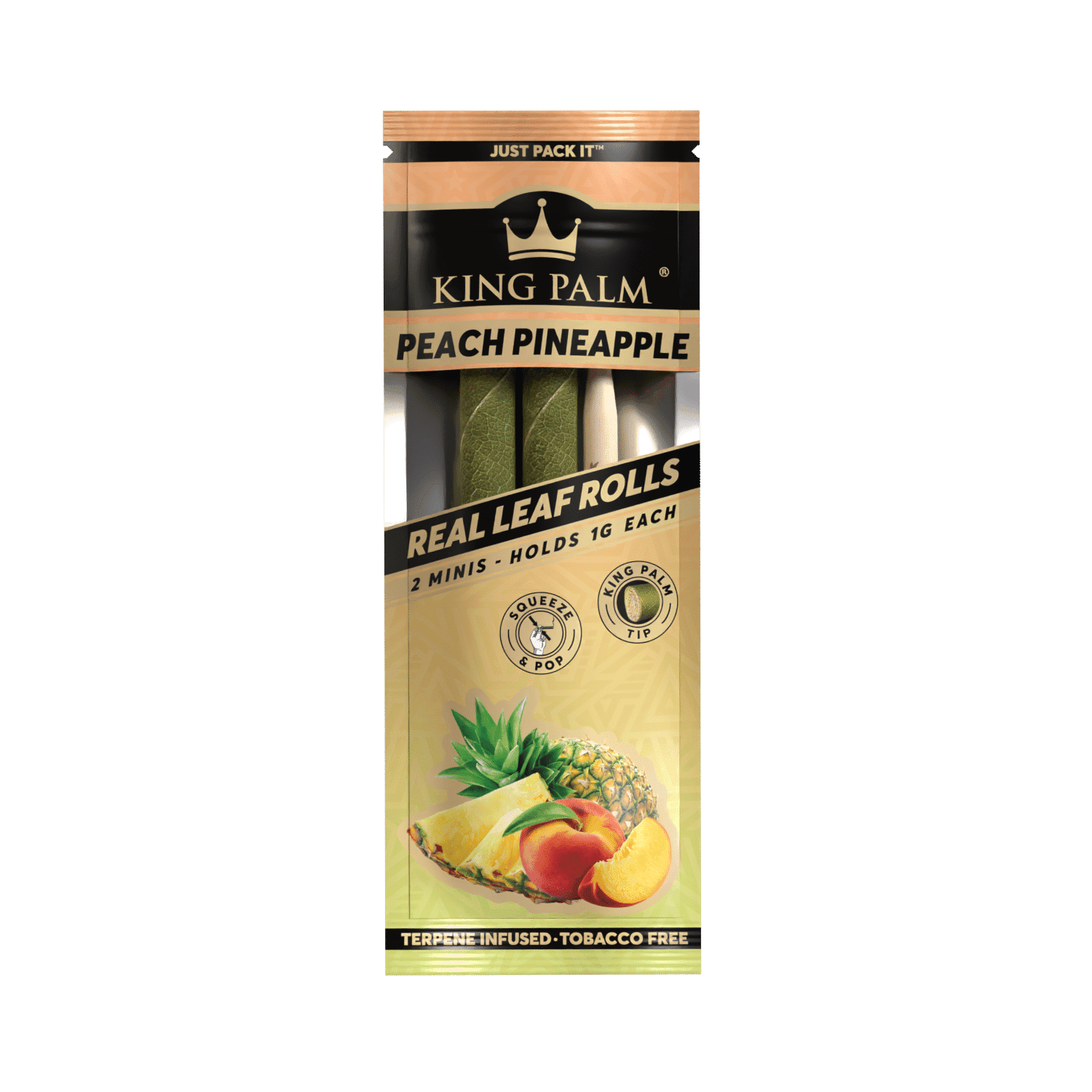 King Palm Mini 2 Pack - Peach Pineapple strain buy weed online cheap weed online dispensary mail order marijuana