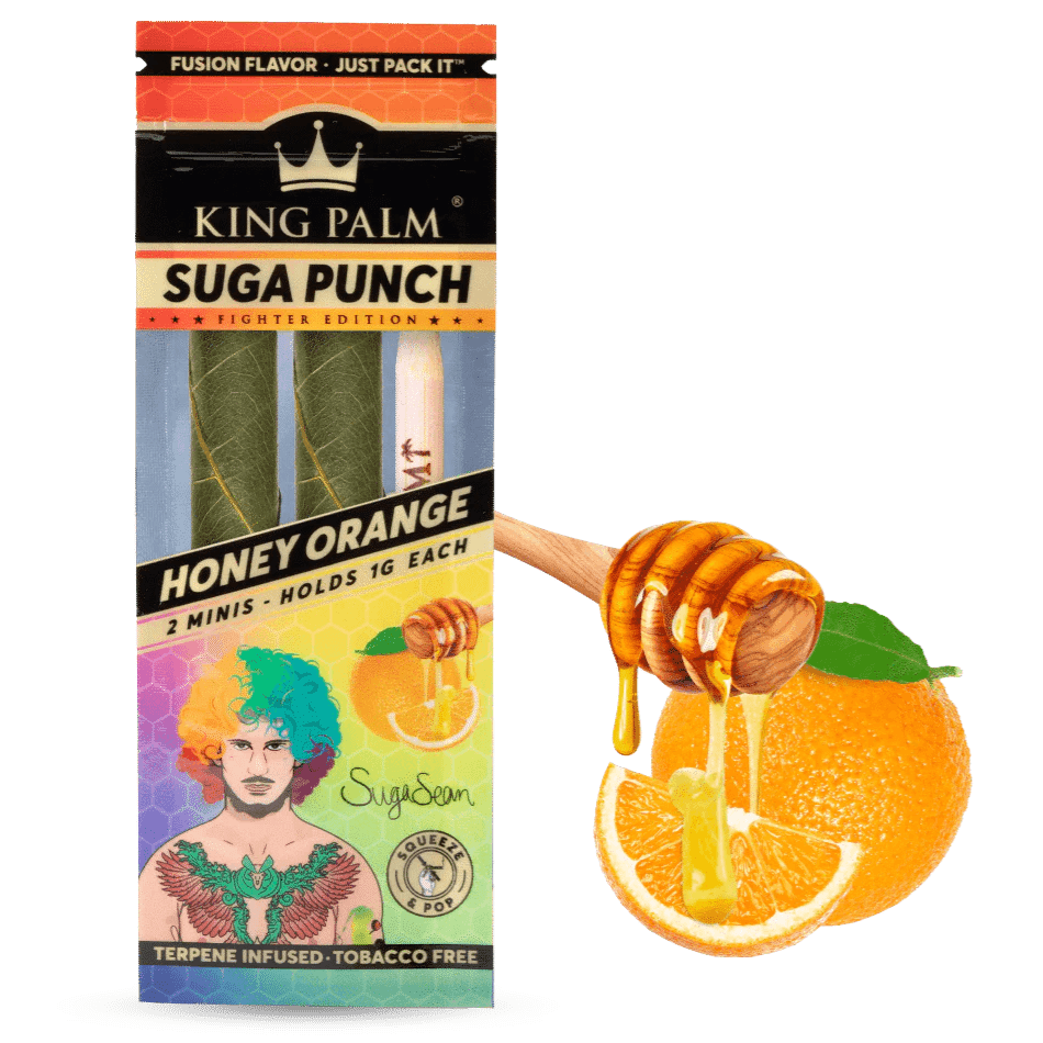 King Palm Mini 2 Pack - Suga Sean Honey Orange strain buy weed online cheap weed online dispensary mail order marijuana
