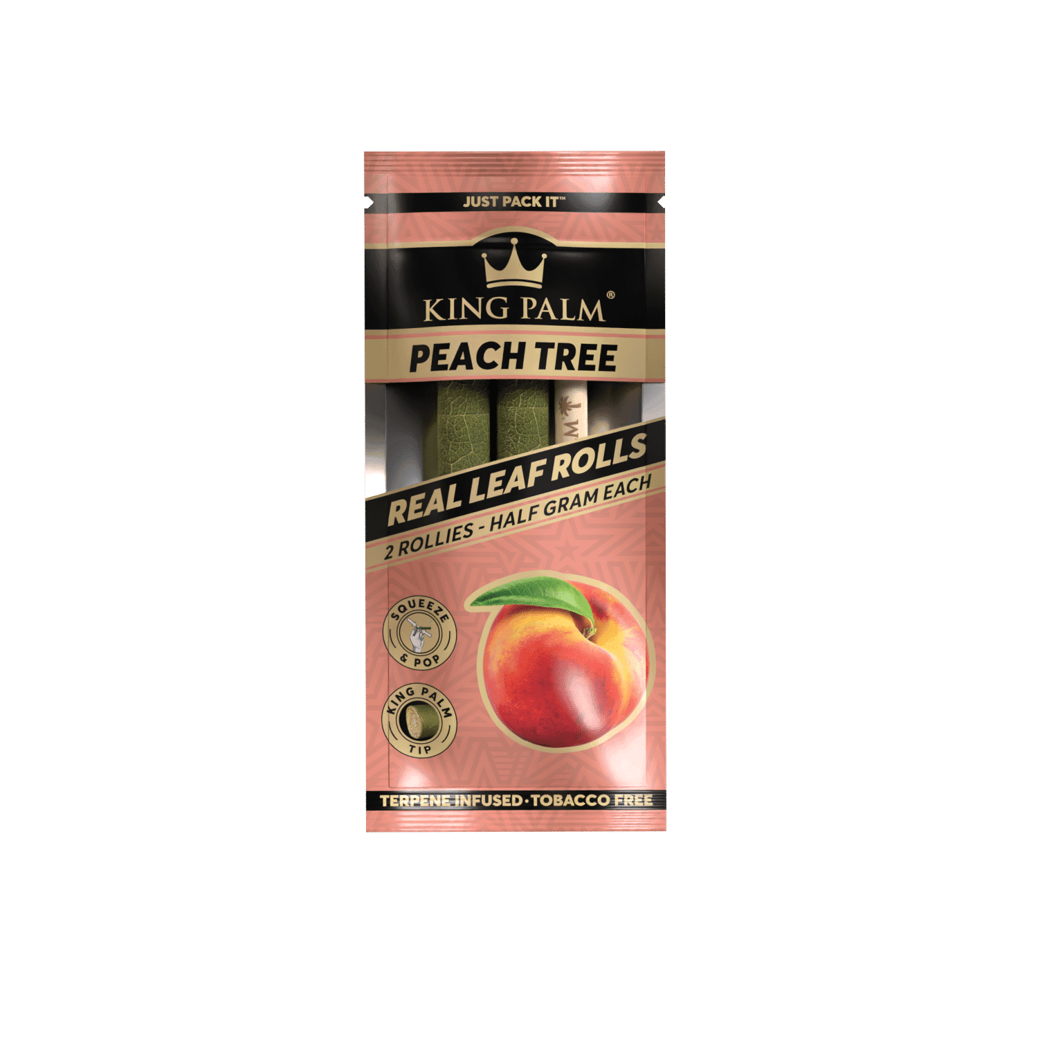 King Palm Rollie 2 Pack - Peach Tree strain buy weed online cheap weed online dispensary mail order marijuana
