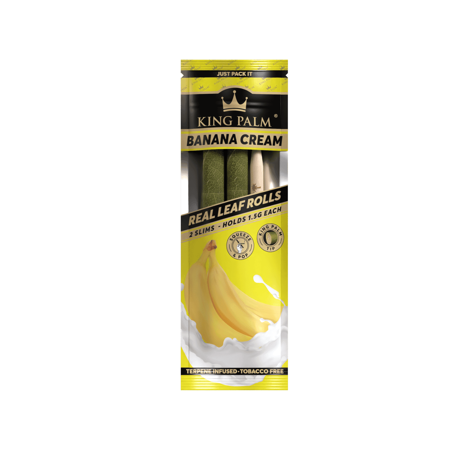 King Palm Slim 2 Pack - Banana Cream strain buy weed online cheap weed online dispensary mail order marijuana