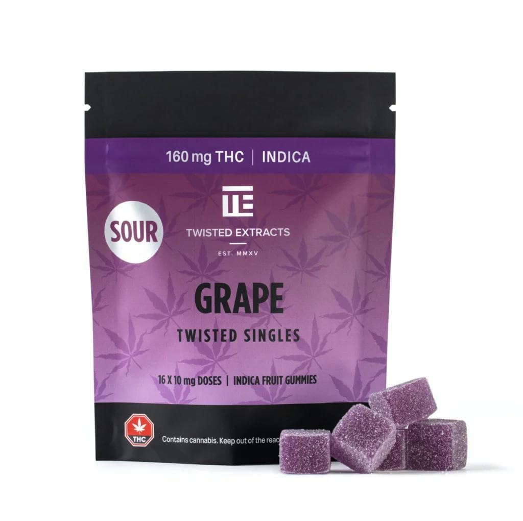 Twisted Extracts Twisted Singles (160mg THC) — Sour Grape
