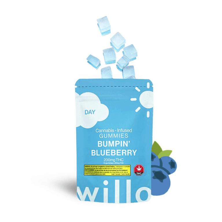 Willo THC Gummies (200mg) — Bumpin’ Blueberry (Day)