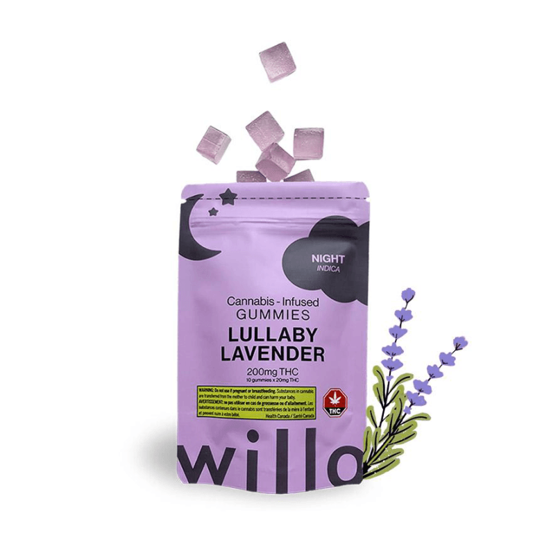 Willo THC Gummies (200mg) — Lullaby Lavender (Night)