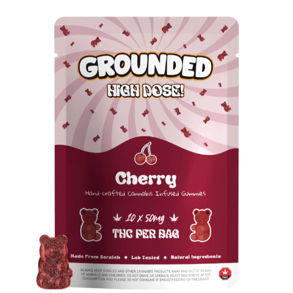 Grounded High Dose Bears (500mg) — Cherry