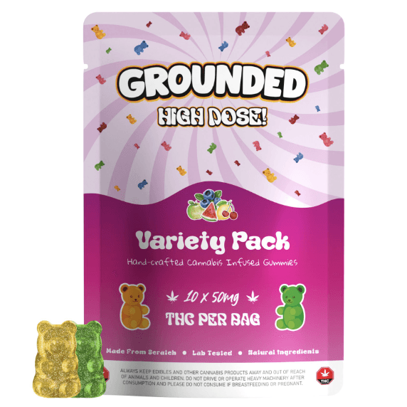 Grounded High Dose Bears (500mg) — Variety Pack