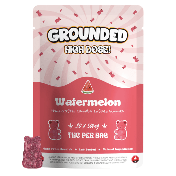 Grounded High Dose Bears (500mg) — Watermelon