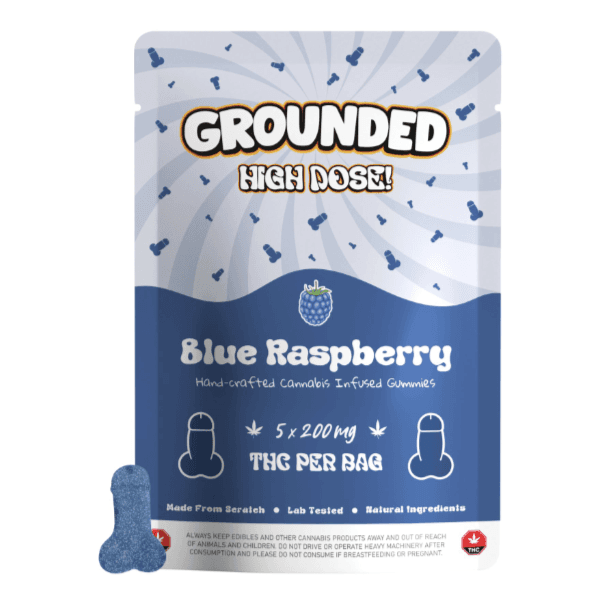 Grounded High Dose Cocks (1000mg) — Blueberry Raspberry
