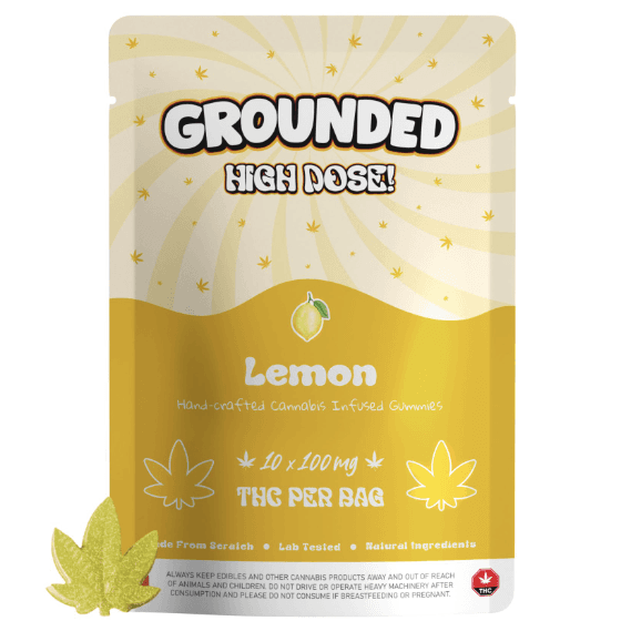 Grounded High Dose Leafs (1000mg) — Lemon