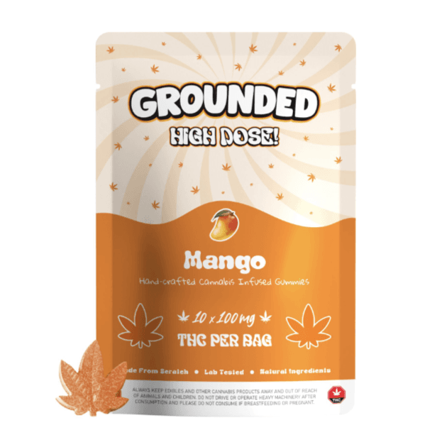Grounded High Dose Leafs (1000mg) — Mango