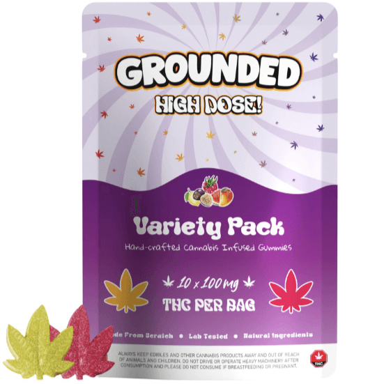 Grounded High Dose Leafs (1000mg) — Variety Pack