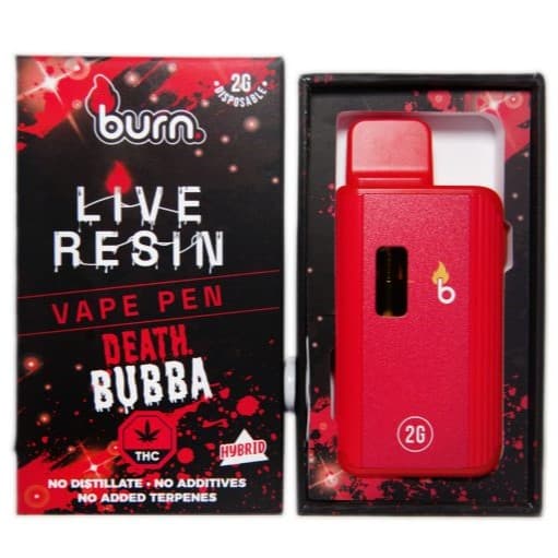 Burn Live Resin Disposable Vapes (2 Gram) — Death Bubba