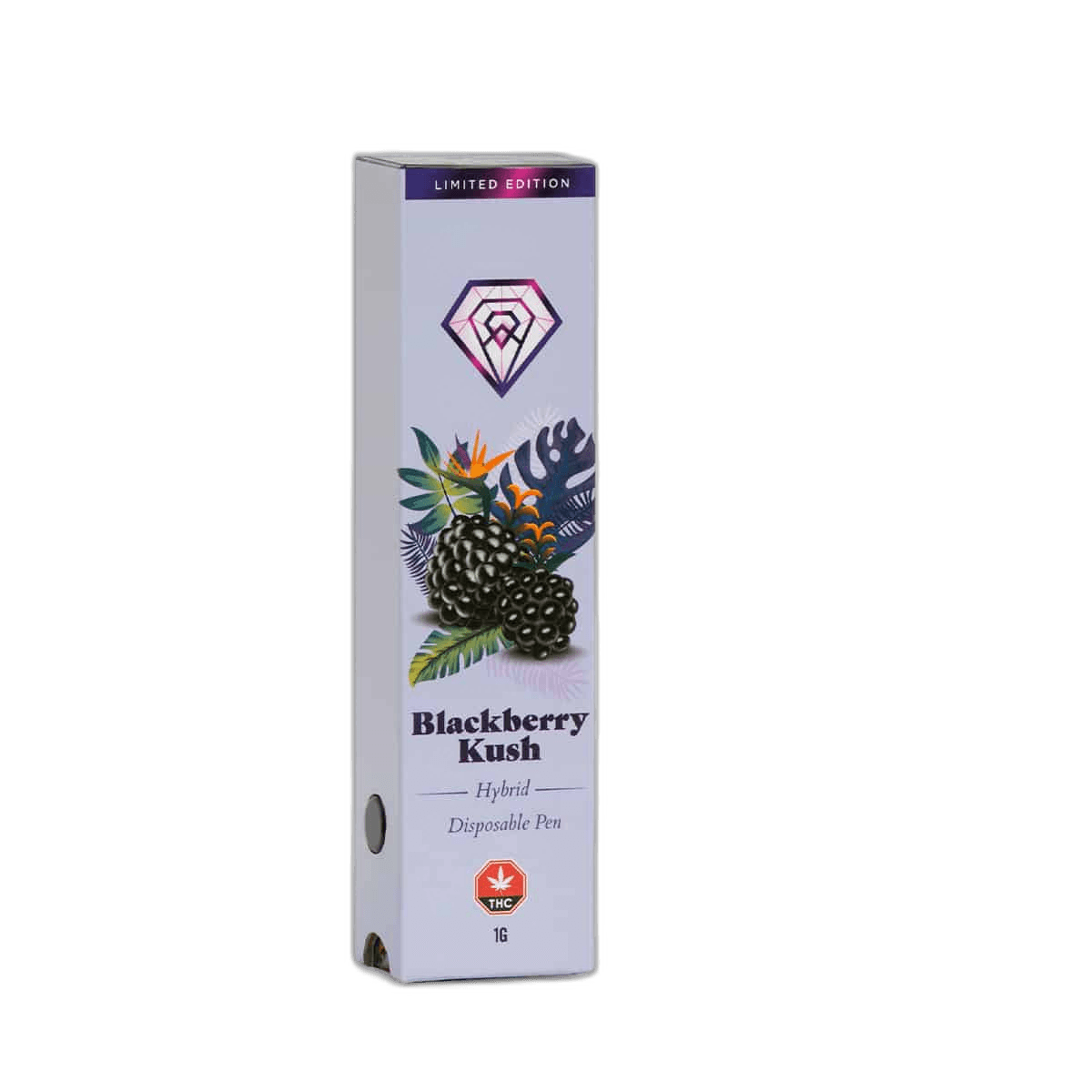 Diamond Concentrates Disposable Vape (1g) — Blackberry Kush