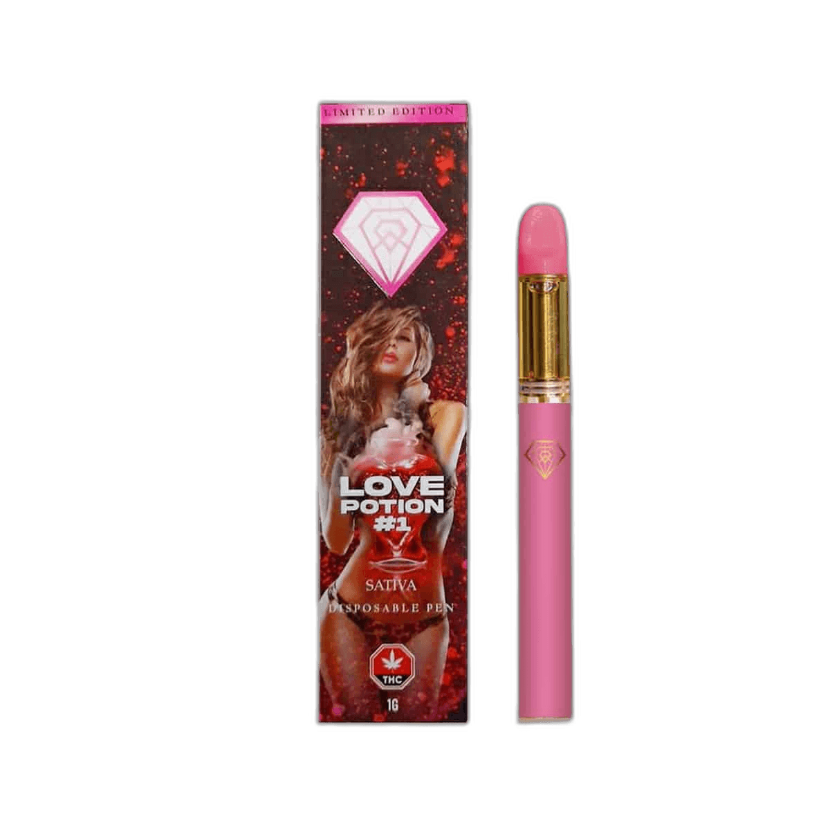 Diamond Concentrates Disposable Vape (1g) — Love Potion