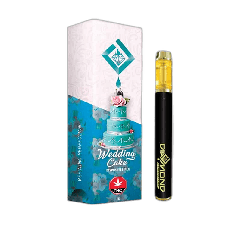 Diamond Concentrates Disposable Vape (1g) — Wedding Cake