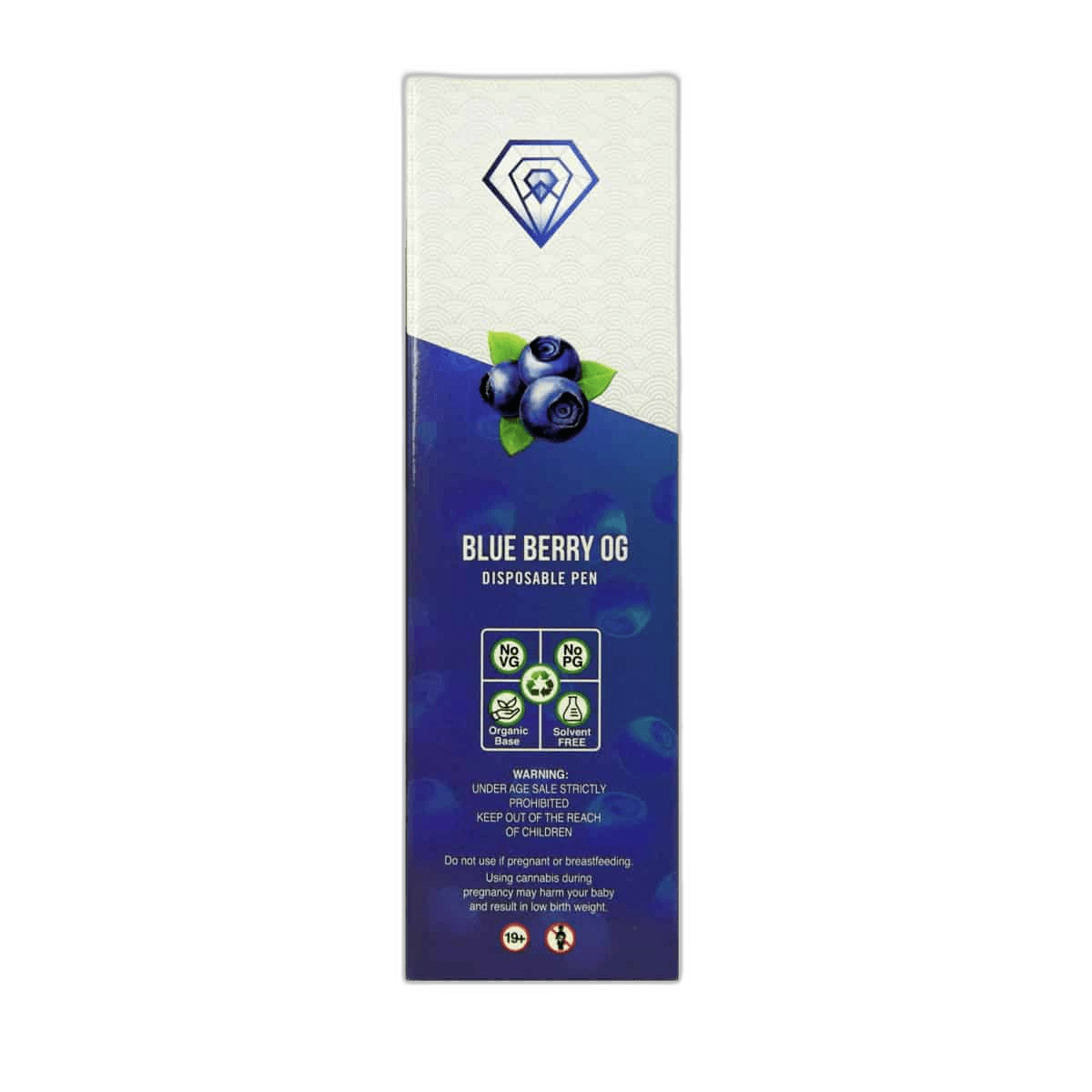 Diamond Concentrates Disposable Vape (2g) — Blueberry OG